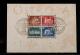 德國1935年3號型張舊一枚（郵戳是為郵展準備的特殊郵戳、圖案為條頓騎士）