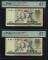 第四套/第四版人民幣1990年版50元連號二枚
