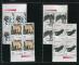 1997-4潘天壽作品選帶色標四方連新全（部分票帶數字）
