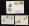 贴T131(4-1、3）各一枚辛德尔芬根邮票展览明信片旧、贴澳门票中葡友谊纪念封一件、中英邮戳卡一件