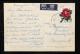 1967年廣東廣州航空寄丹麥明信片、貼特61（15-14）、銷11月18日廣州戳