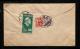 1952年上海寄香港紀念封、貼紀9（3-2）原版、普4（500元）、普1（1000元）各一枚、銷1月2日上海戳