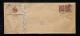 1932年馬尼拉寄菲律賓碧瑤封、貼民帆船2角雙連、銷11月28日馬尼拉戳（船郵）