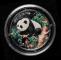 1998年熊貓1/2盎司精製彩銀幣