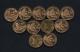 1995年中國珍稀野生動物-金絲猴流通紀念幣九枚、1999年中國珍稀野生動物-金斑喙鳳蝶流通紀念幣二枚，共11枚