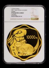 2011年辛卯兔年生肖1公斤梅花形精製金幣