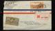 1946年上海航空掛號寄美國封、貼民國票11枚（個別票帶邊、連票）、銷5月24日上海戳、紐約落地戳