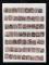 世界首枚稅郵兩用郵票英國1881年紫便士舊63枚、香港票舊一枚（部分剪片）