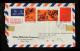 1967年北京航空印刷品寄法國封、貼紀124鑽井隊一套、銷5月10日北京戳