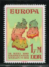 德国1990年统一邮票新（未发行）