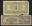 民国三十七年东北银行地方流通券壹仟圆、1945年苏联红军司令部伍圆各一枚，共二枚