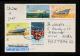 廣東廣州寄澳大利亞明信片、貼N29-32輪船一套、文18（43分）一枚、銷廣東廣州戳