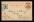 1918年北京寄比利时民帆船4分邮资片、加贴民帆船加盖暂作2分、销北京戳