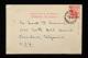 1931年香港寄美國裁切票黏貼畫明信片、貼香港票4先、銷香港戳