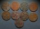 光緒元寶十文銅幣共九枚